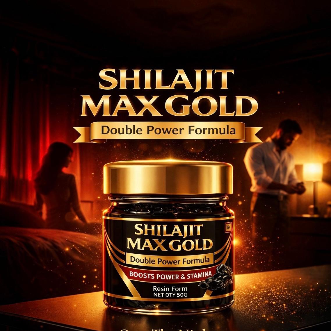 Shilajit Max Gold Double Power Formula Resin (50g)